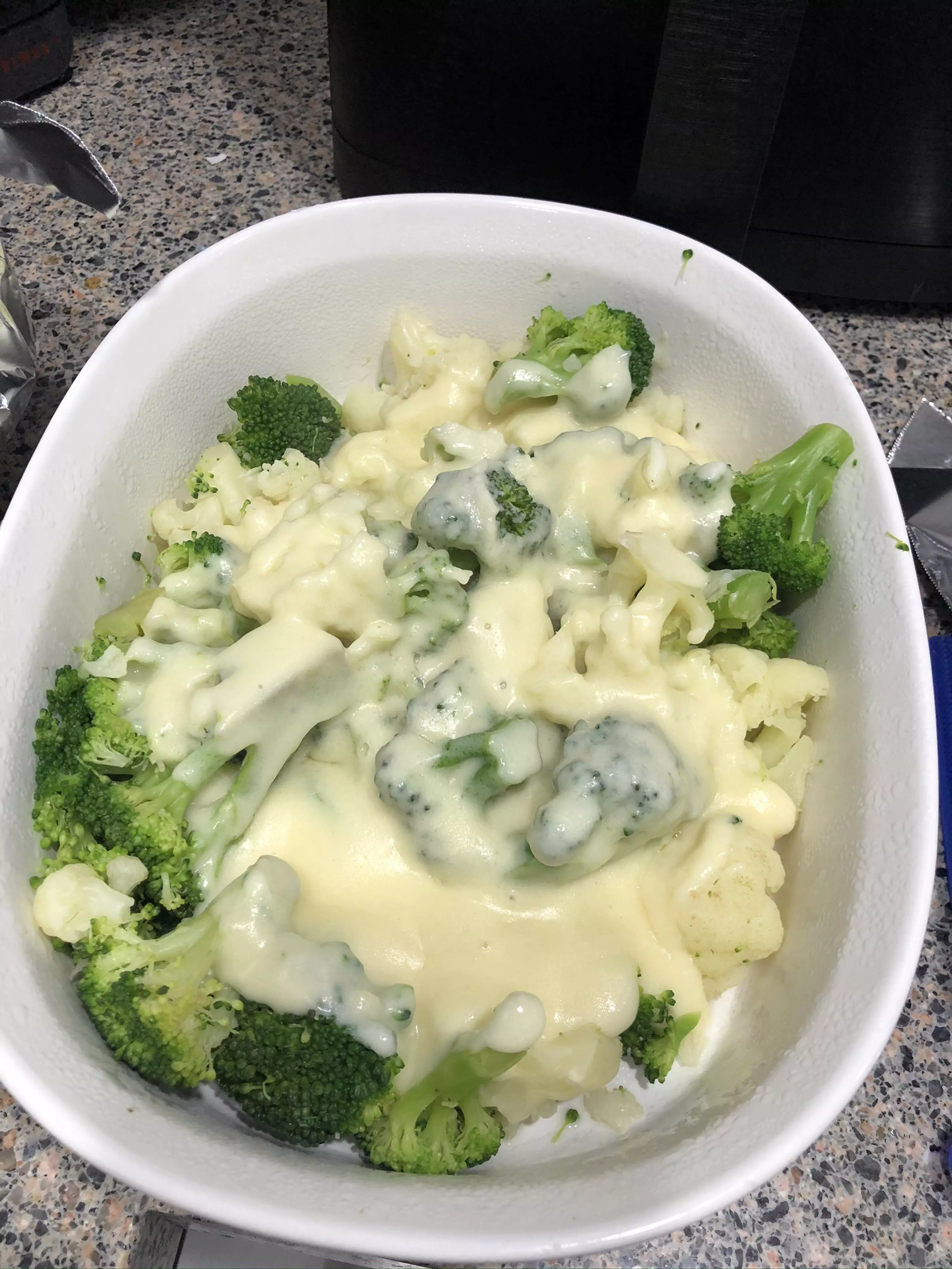 Facebook users took particular issue with the broccoli cheese (