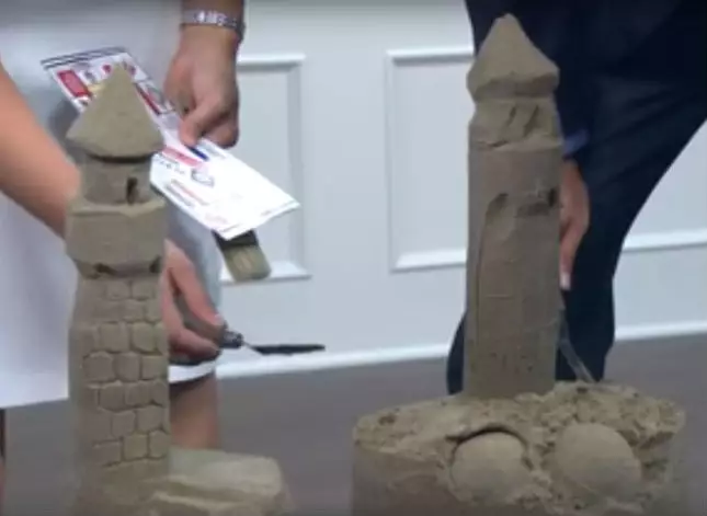 TV Host Tries To Build A Sand Castle, Ends Up Building Sand Penis