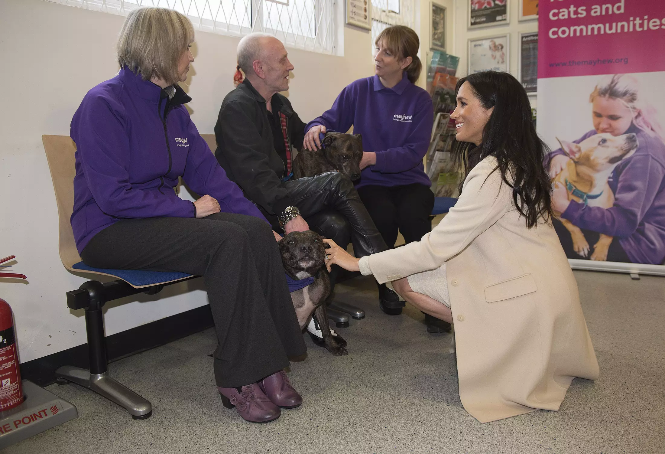 The Duchess of Sussex is a patron of the animal charity.