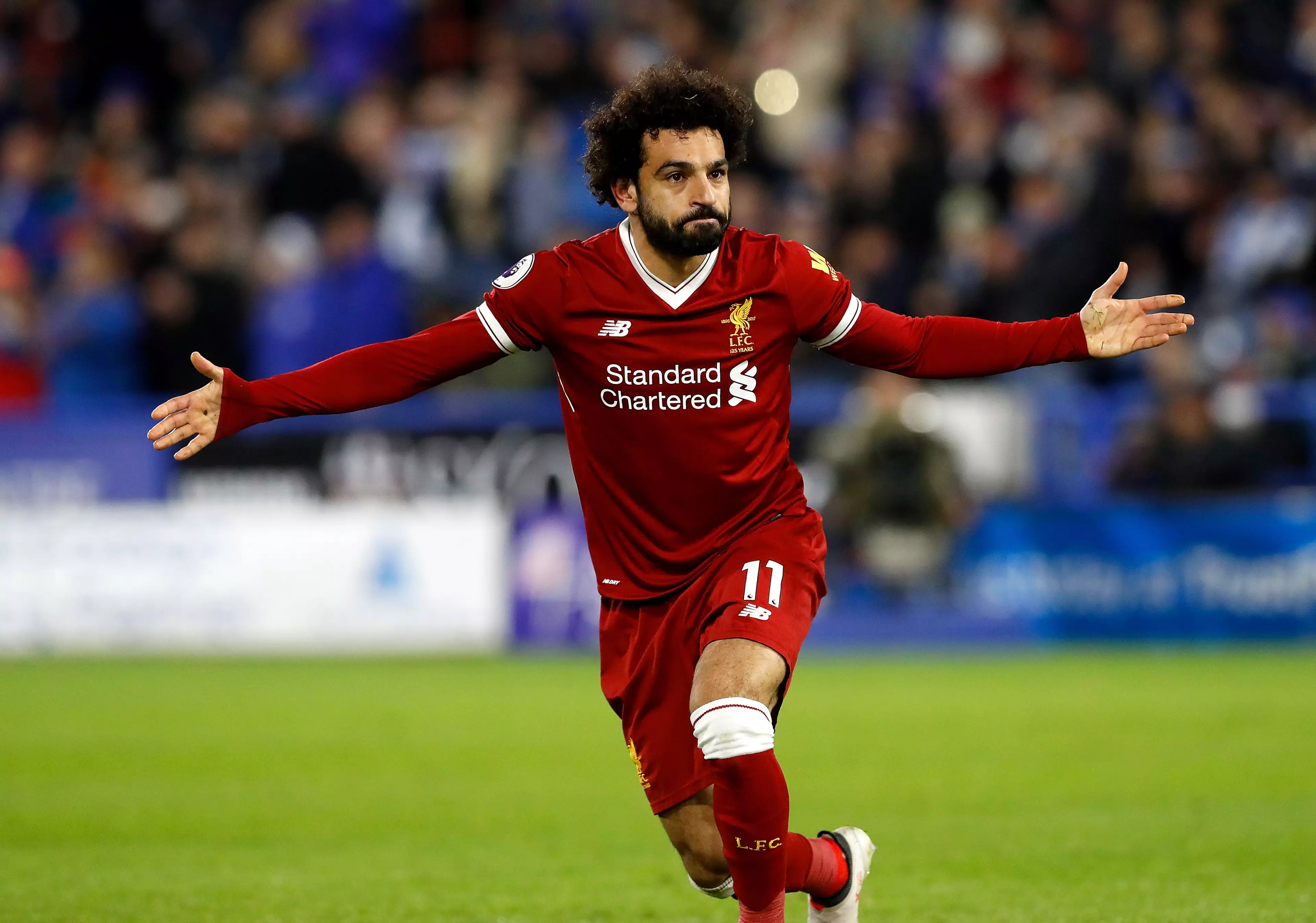 Salah's been flying for Liverpool this season. Image: PA Images
