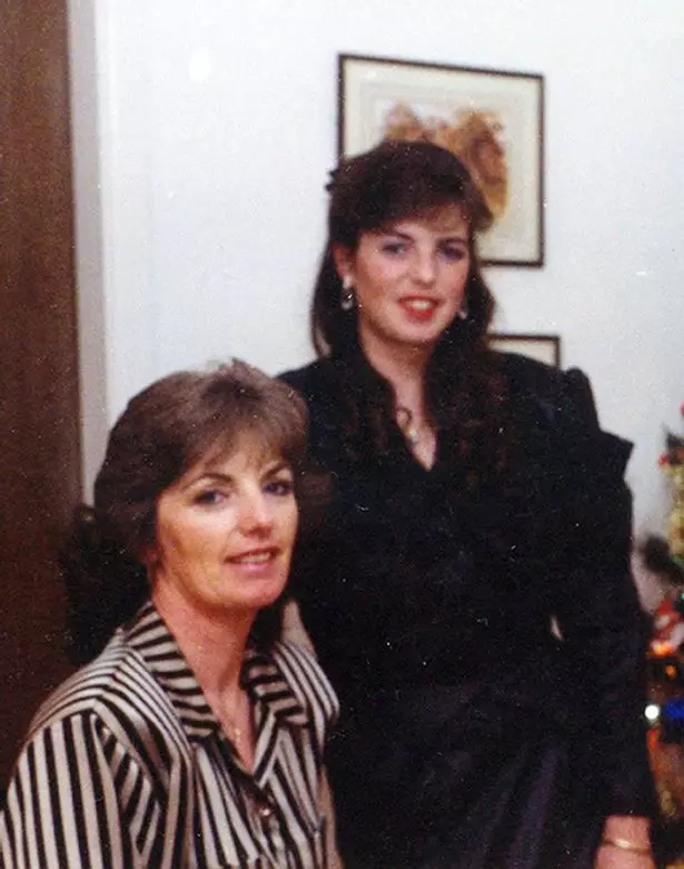 Helen pictured with her mother Marie McCourt (