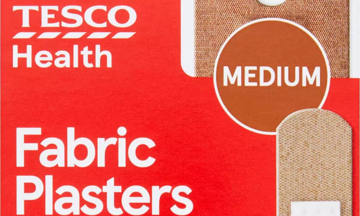 Tesco is the first supermarket in the UK to sell plasters in a range of skin tones.