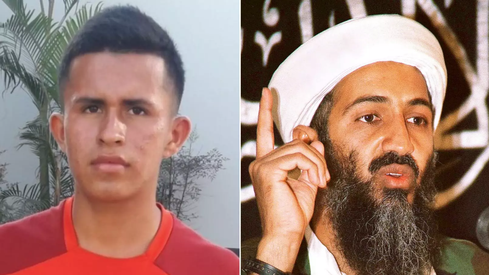 Peruvian Footballer Is Called 'Osama VinLaden', With His Brother Named 'Saddam Hussein'