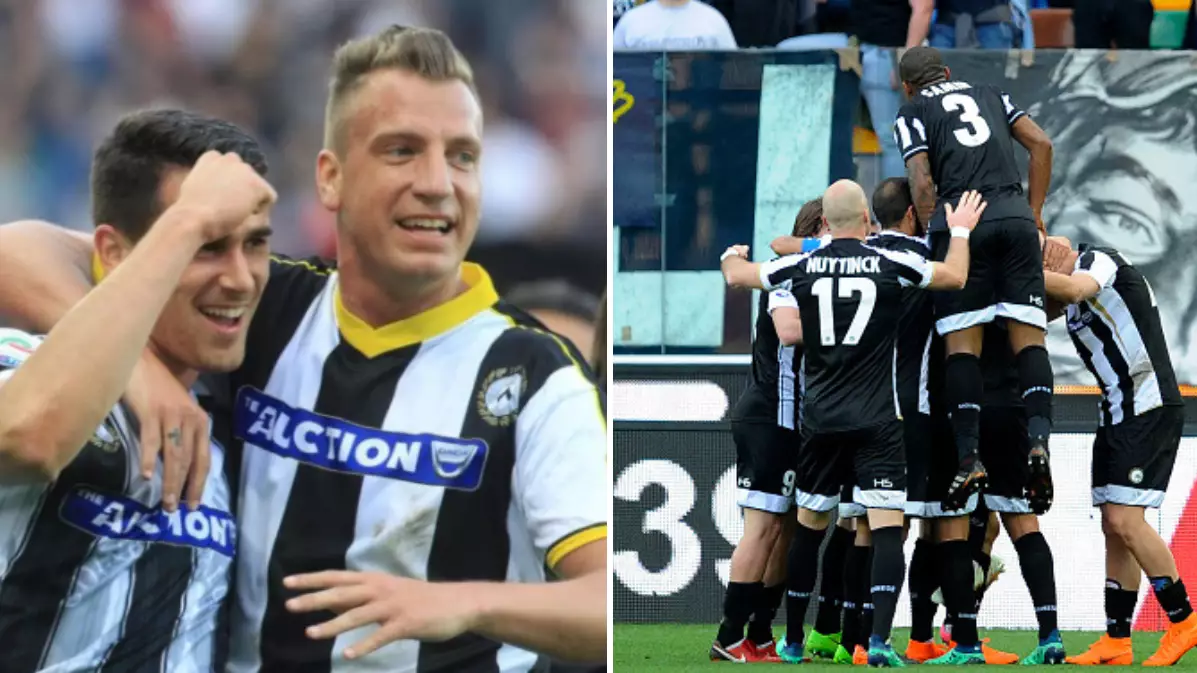 Udinese Players Wore 11 Different Kits Against Lazio For A Brilliant Reason