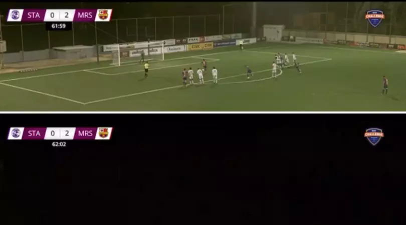 Watch: Power Cut Hits Maltese 1st Division Match At Exactly The Worst Moment