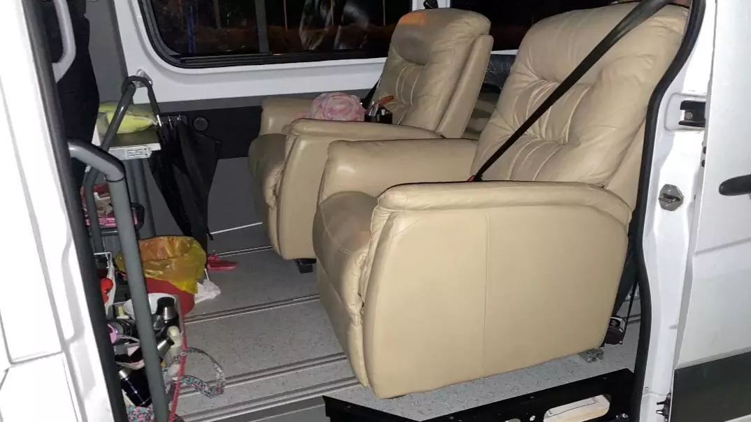 Police Stop Van Driver Who Ripped Out Seats And Installed La-Z-Boy Chairs
