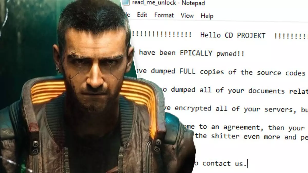 CD Projekt RED Hack And Ransom Possibly An Inside Job