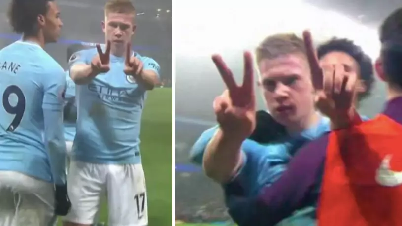 Everybody Is Saying The Same Thing About Kevin De Bruyne's Celebration vs Spurs