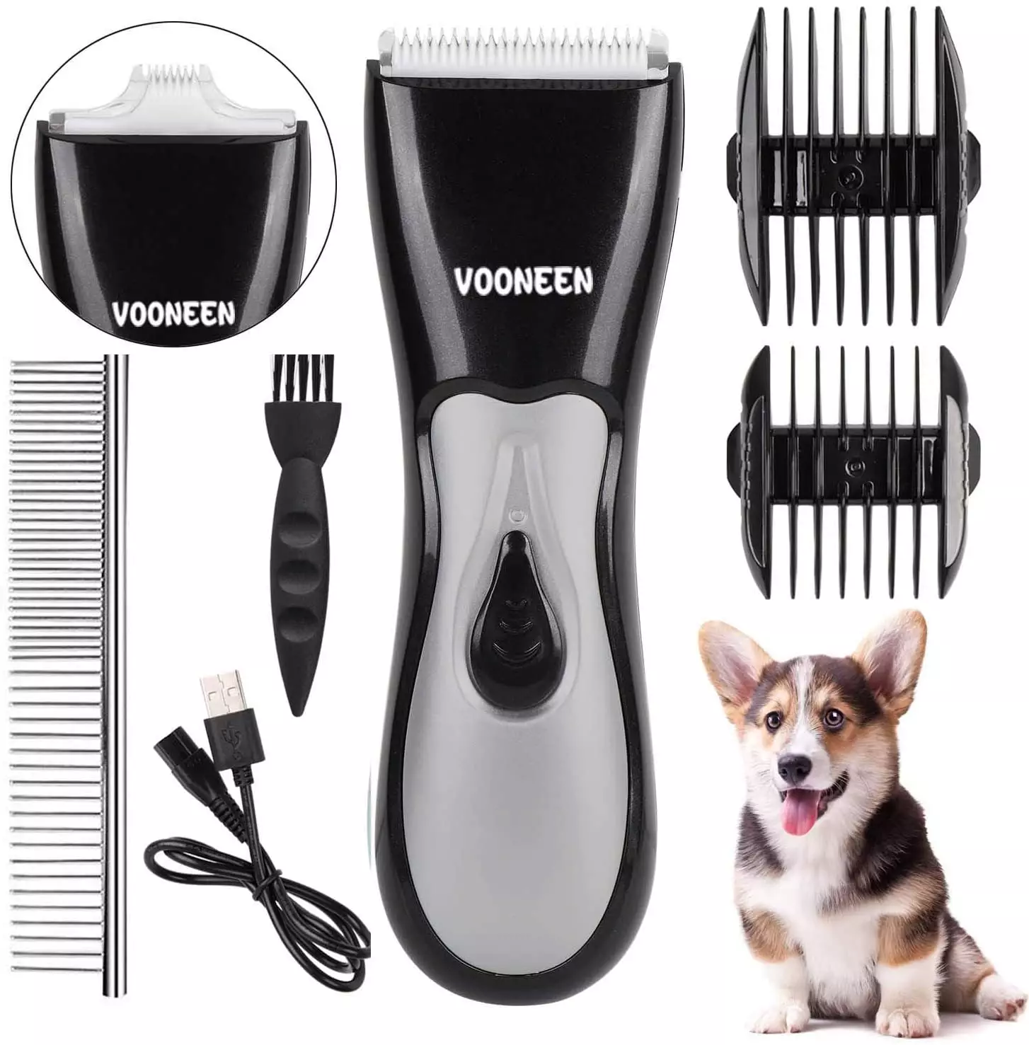 The VOONEEN dog grooming kit is one of Amazon's top-rated products (