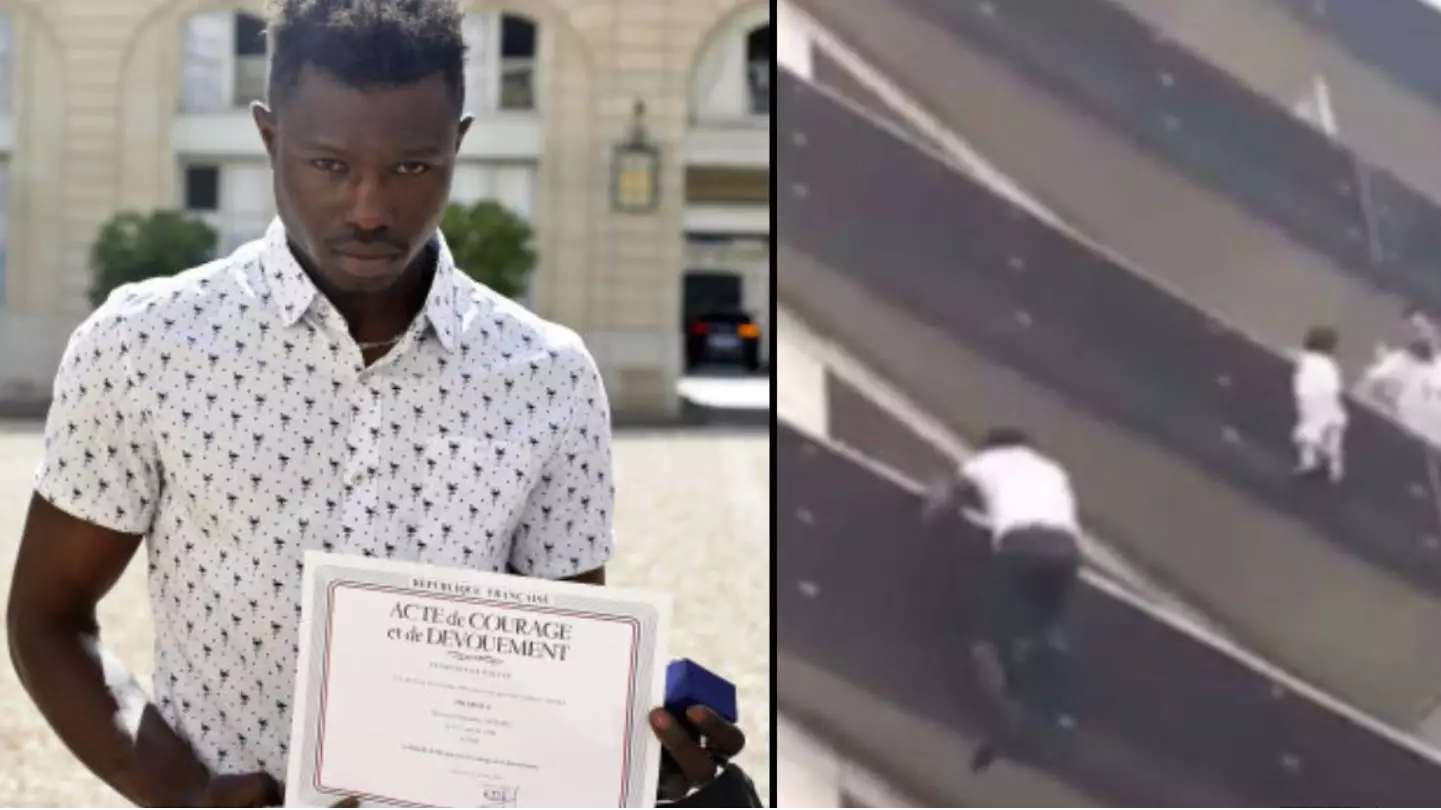 A Hero Who Climbed Up A Building To Save A Child Has Been Made A French Citizen