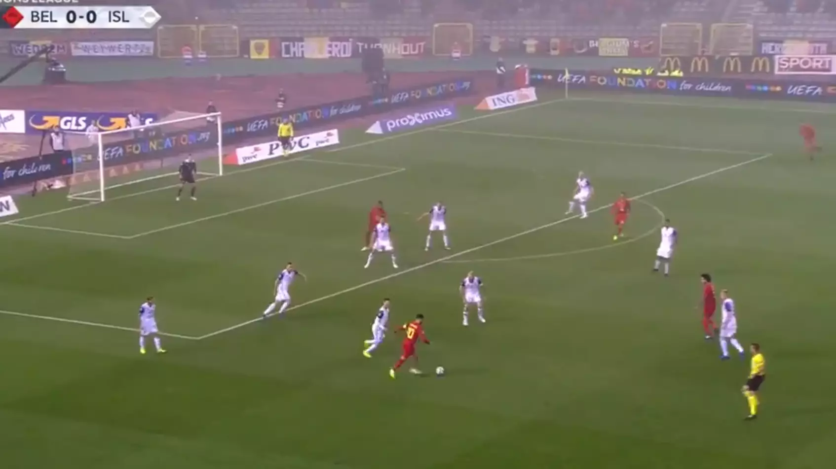 Watch: Eden Hazard Produces A Glorious Defence-Splitting Pass For Belgium Goal