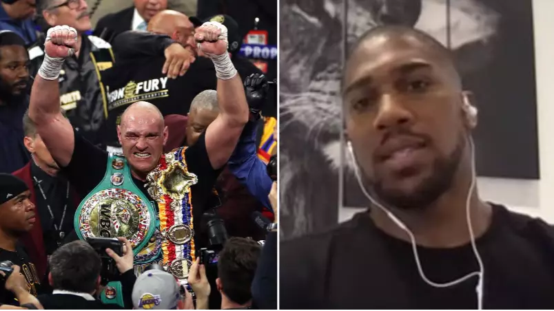Anthony Joshua Attempts To Expose Tyson Fury's Credentials As A Top-Level Fighter