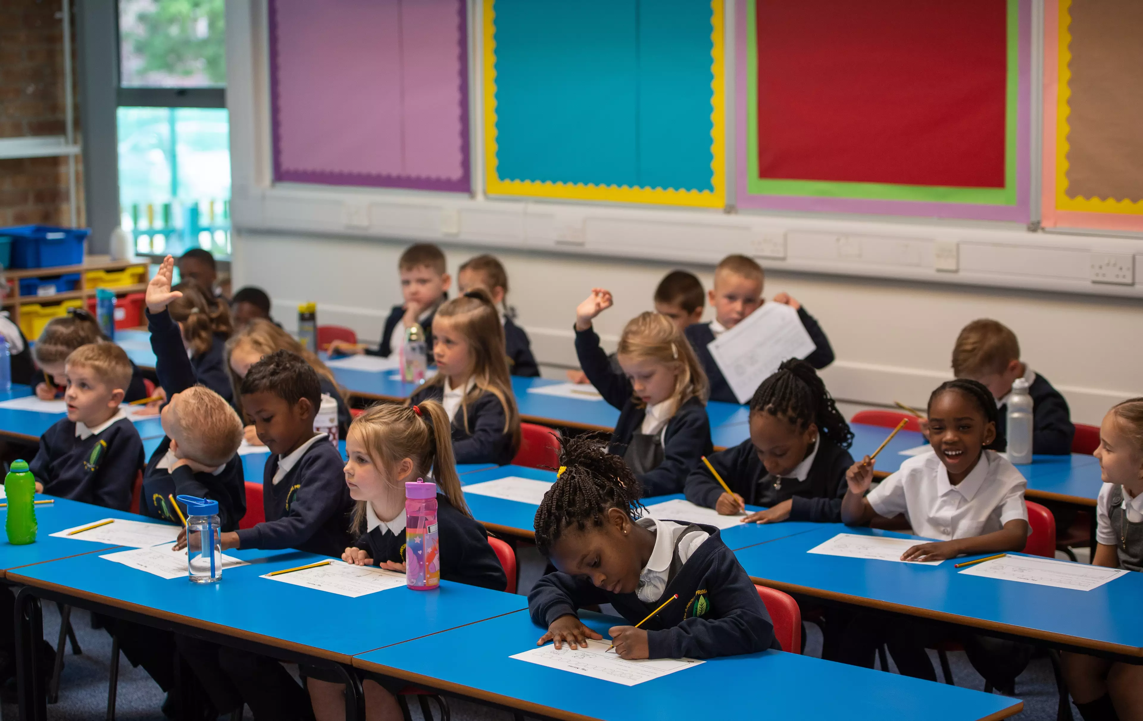 Pupils returned to classrooms earlier this month (
