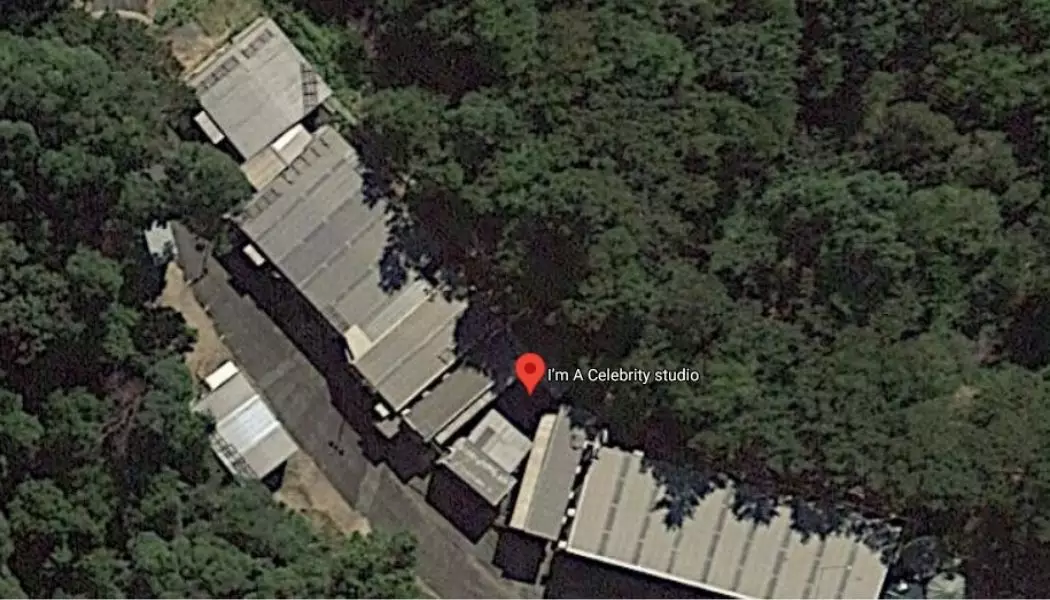 I'm a Celebrity Google Maps location in Australia. (