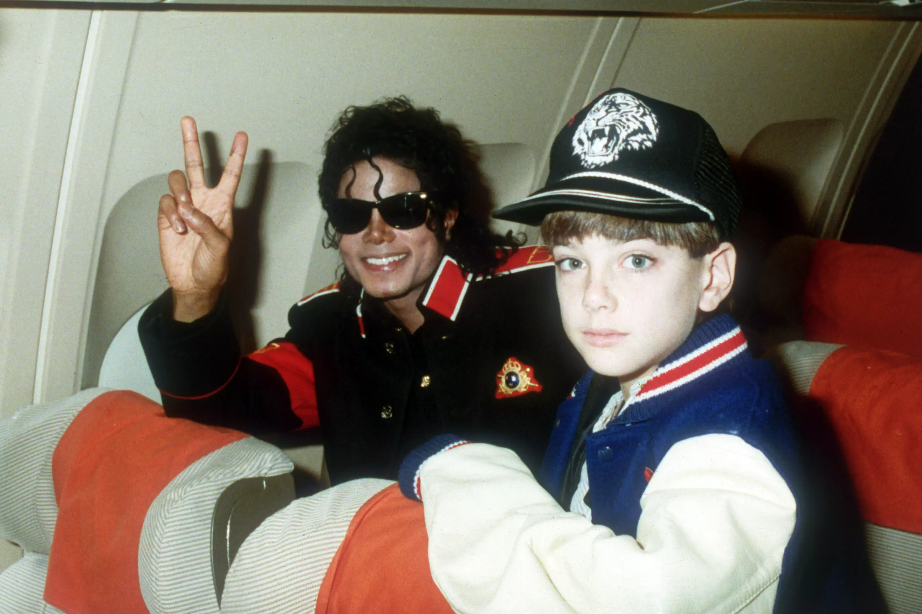 Michael Jackson with James Safechuck.