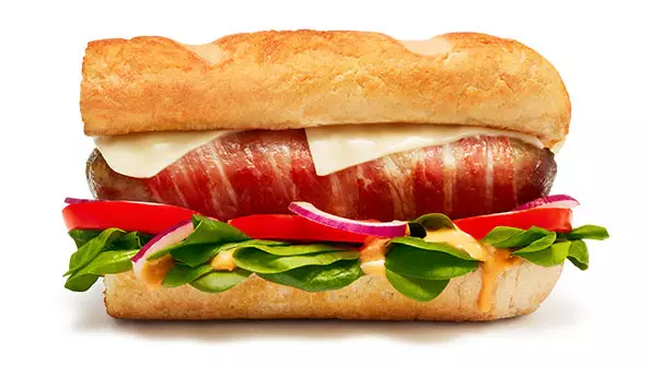 The Tiger Pig Sub also comes in six inch and foot long varieties (
