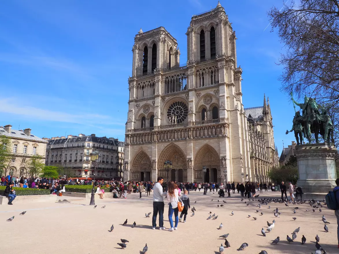 The Notre-Dame, photgraphed in 2018.