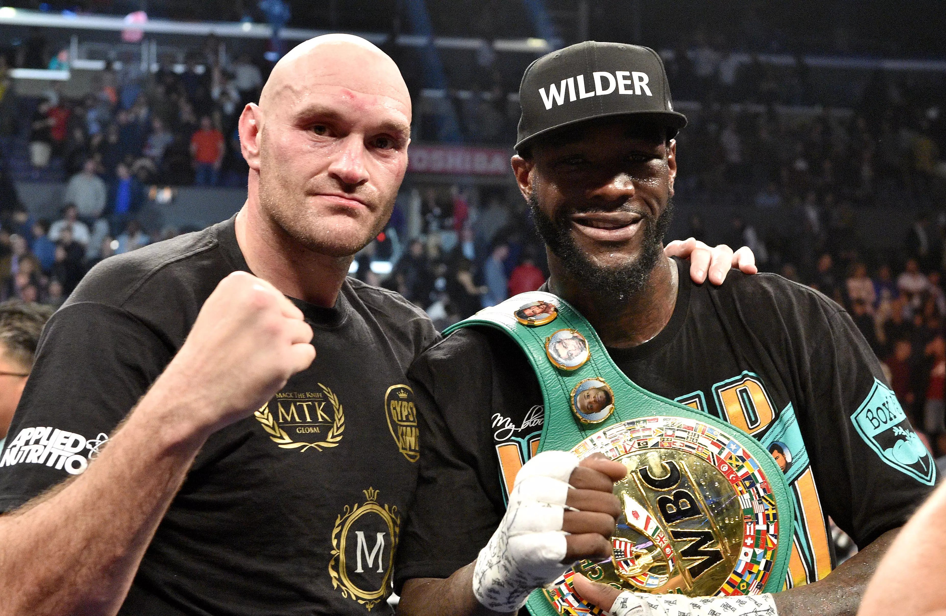 Tyson Fury and Deontay Wilder.