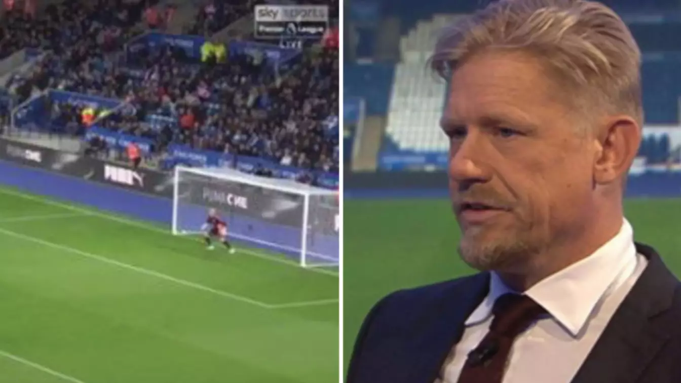 Fans Reckon Peter Schmeichel Defended Son Kasper Too Much On MNF Last Night