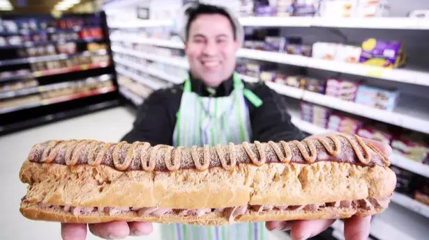 Asda Is Selling A Massive Foot-Long Chocolate Eclair For Christmas