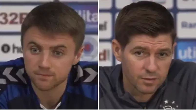 The Incredible Moment Steven Gerrard Brutally Shut Down Journalist in Rangers Press Conference
