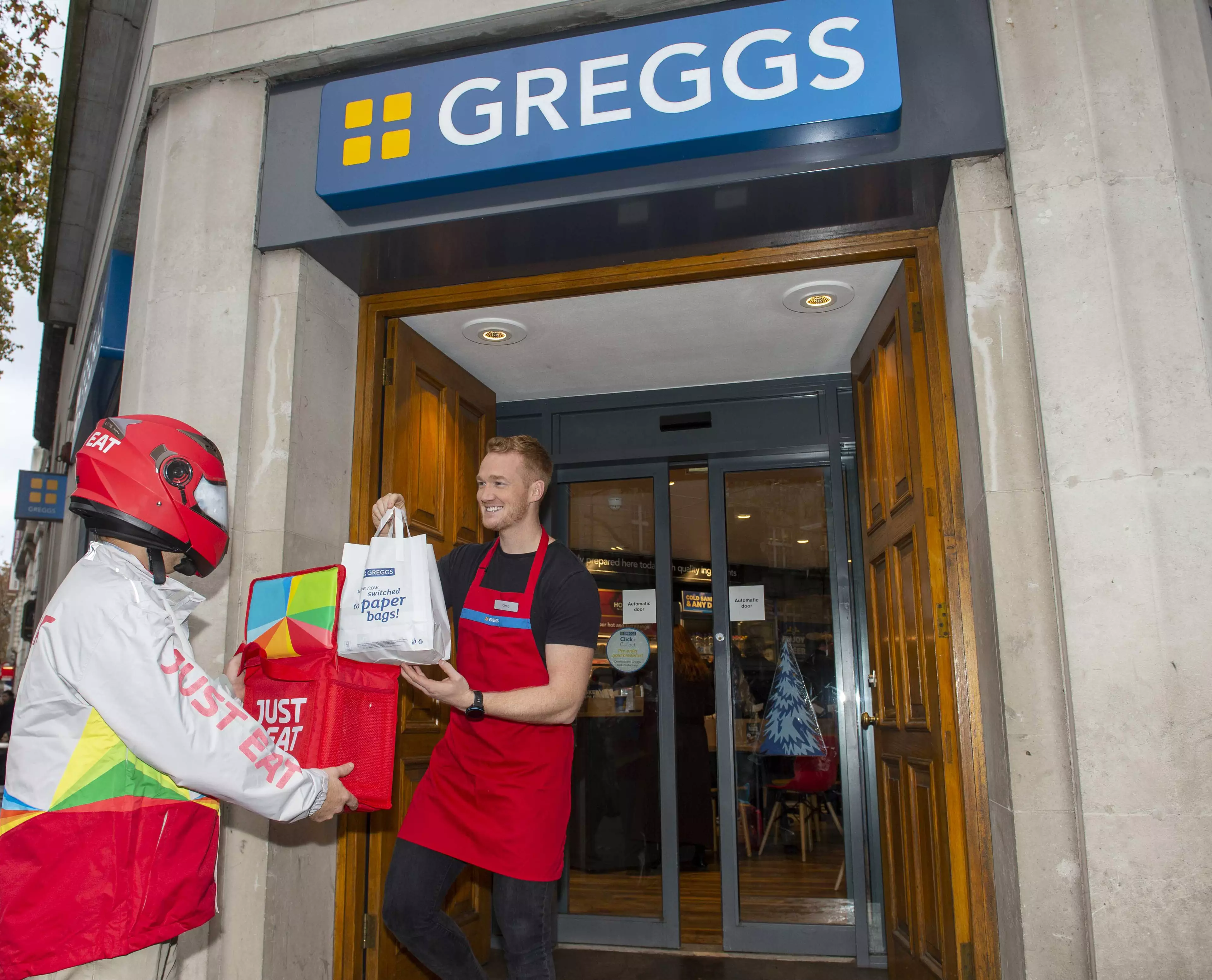 The competition marks the partnership between Greggs and Just Eat.