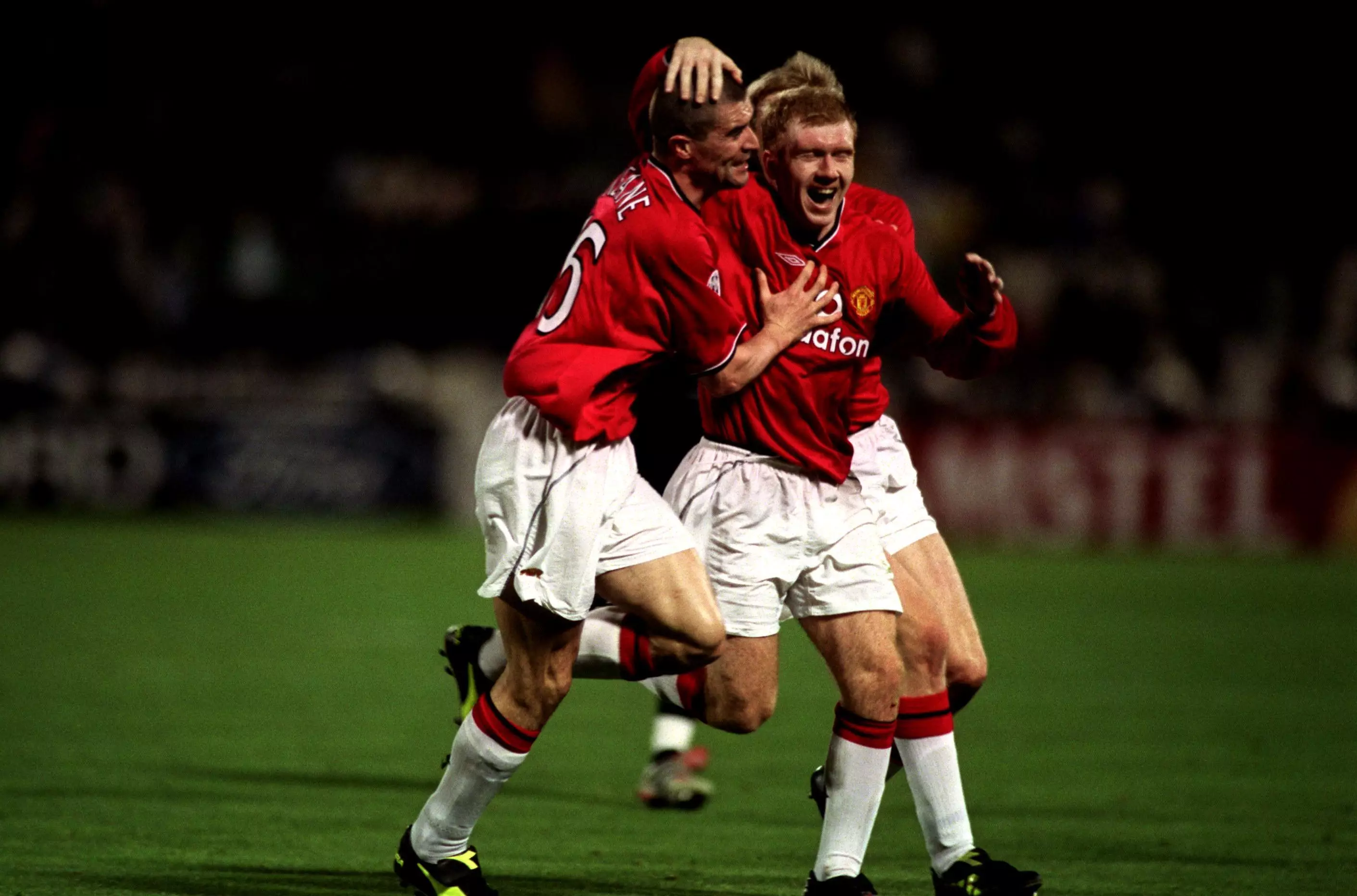 Keane and Scholes were the original great midfield pairing for United. Image: PA Images