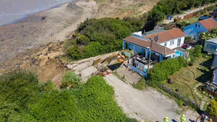 Mum's Blind Fell Off Then Half Her Clifftop House Collapsed Into The Sea