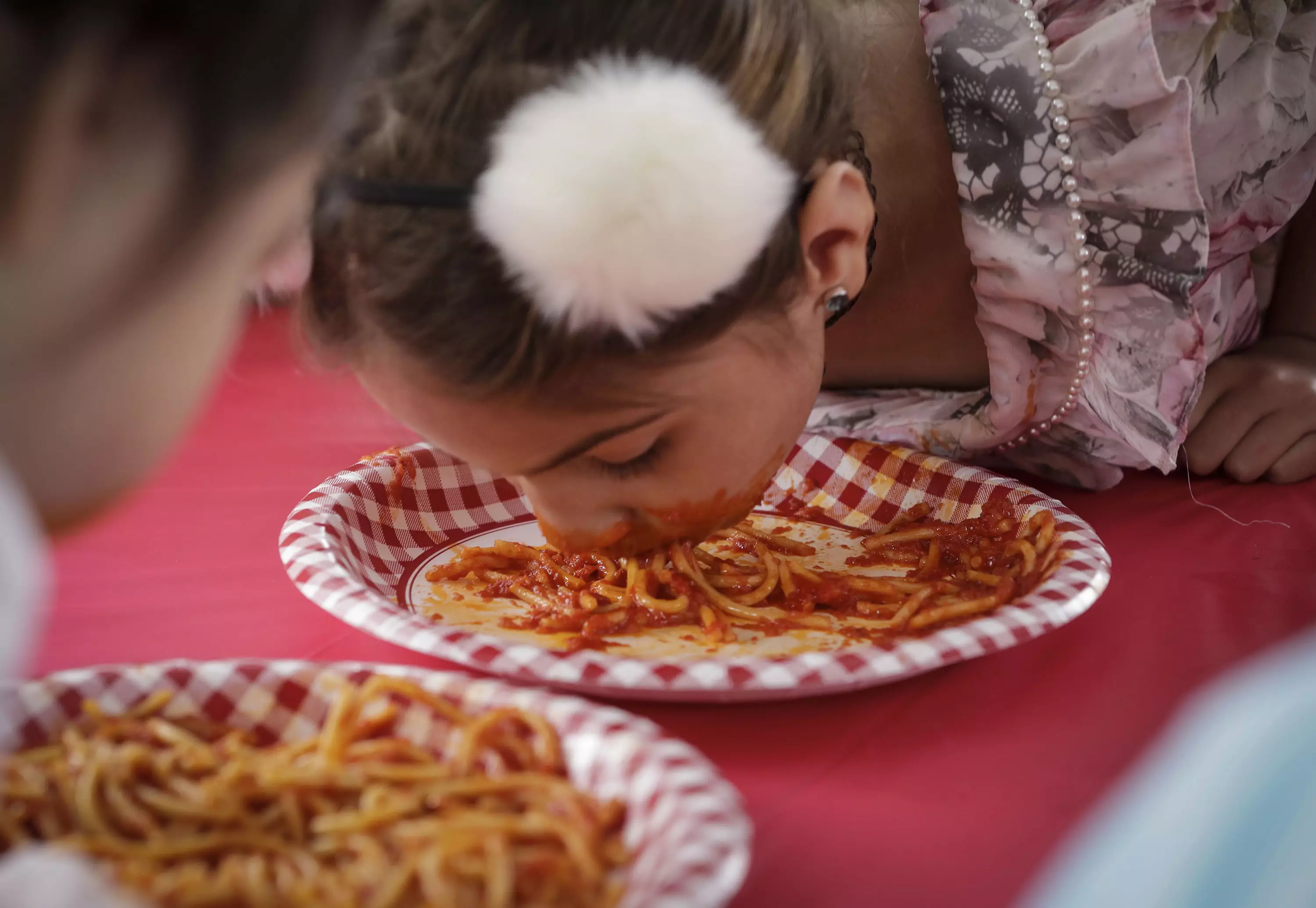 If you like eating pasta without your hands, you should like this festival.