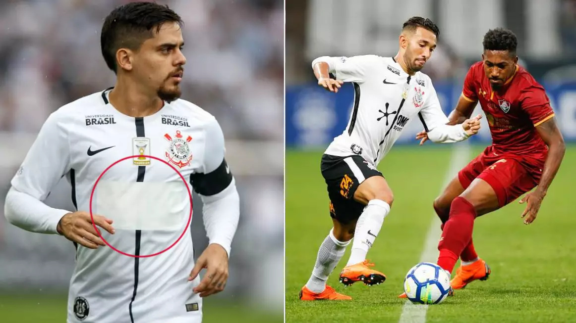 Corinthians' Revolutionary New Shirt Sponsor Is Only Revealed When A Player Sweats