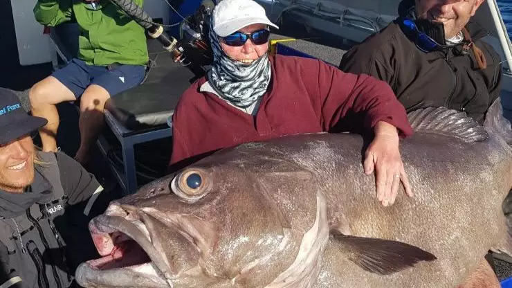 ​British Pensioner Catches Fish The Size Of Her Sofa 