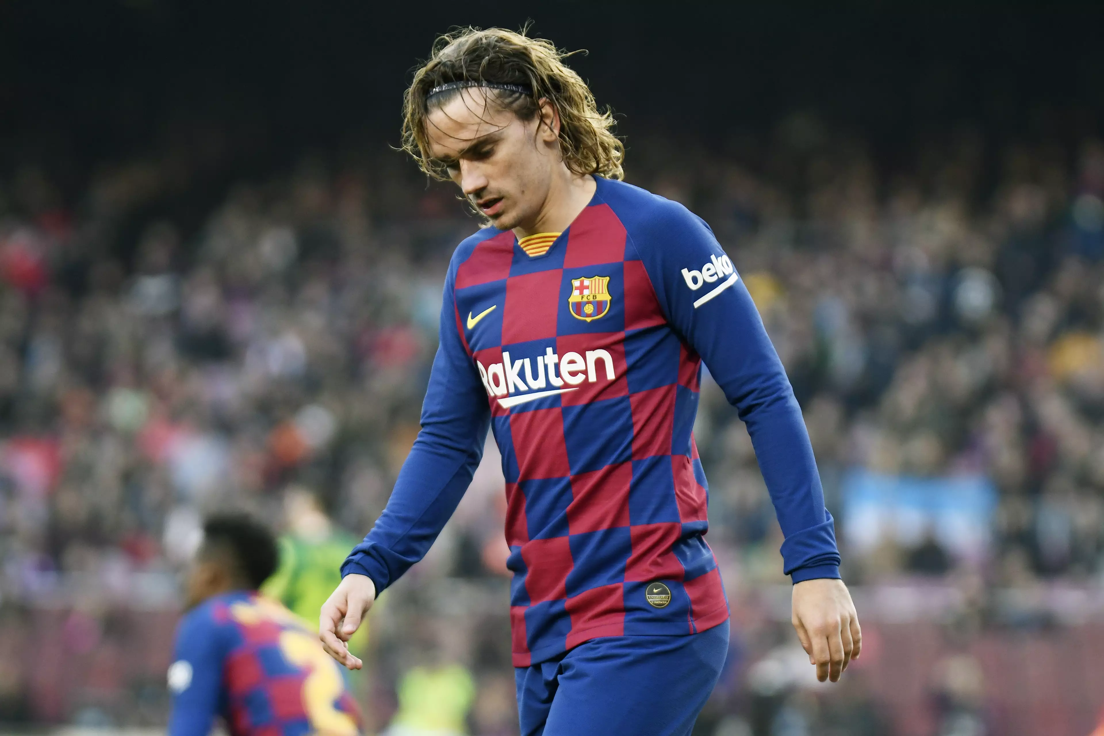 Griezmann has often cut a frustrated figure at Barcelona. Image: PA Images