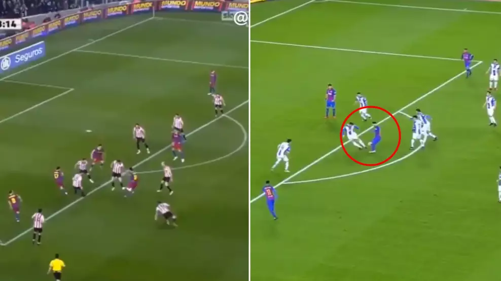 A Compilation Of Lionel Messi Almost Scoring Unbelievable Goals Is Brilliant 