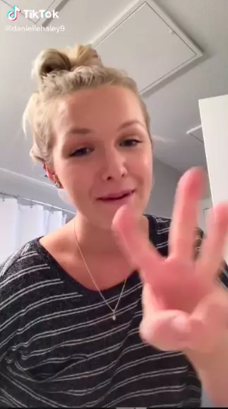 Danielle Haley took to TikTok to share her experience (