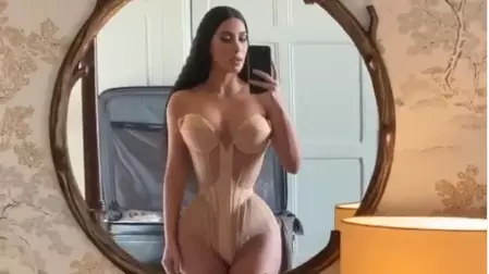 Kim Kardashian Fans Worry She's 'Removed A Rib' In Recent Corset Video