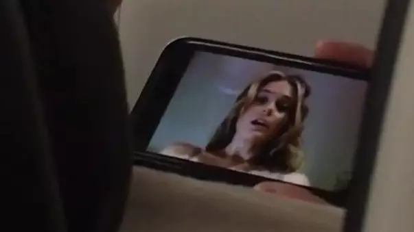 Man Films Passenger Watching Something That Looks Suspicious On Flight