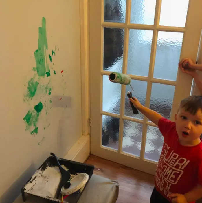 Steffi says Romeo's worst move was painting over their new walls with green paint (