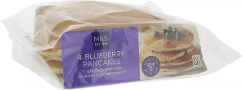 M&S's blueberry pancakes.