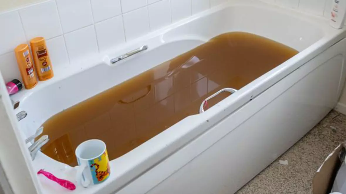 Woman's Bathtub Fills With Human Poo And Starts Seeping Through Ceiling 