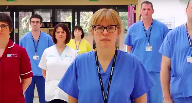 NHS staff are begging the public to play its part (