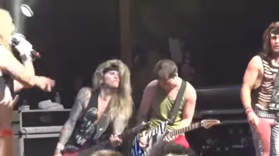 Metal Band Amazed As Fan Shreds Guitar After Being Invited On Stage