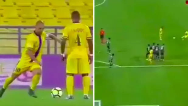 Watch: Wesley Sneijder Rolls Back The Years With Unreal Free-Kick
