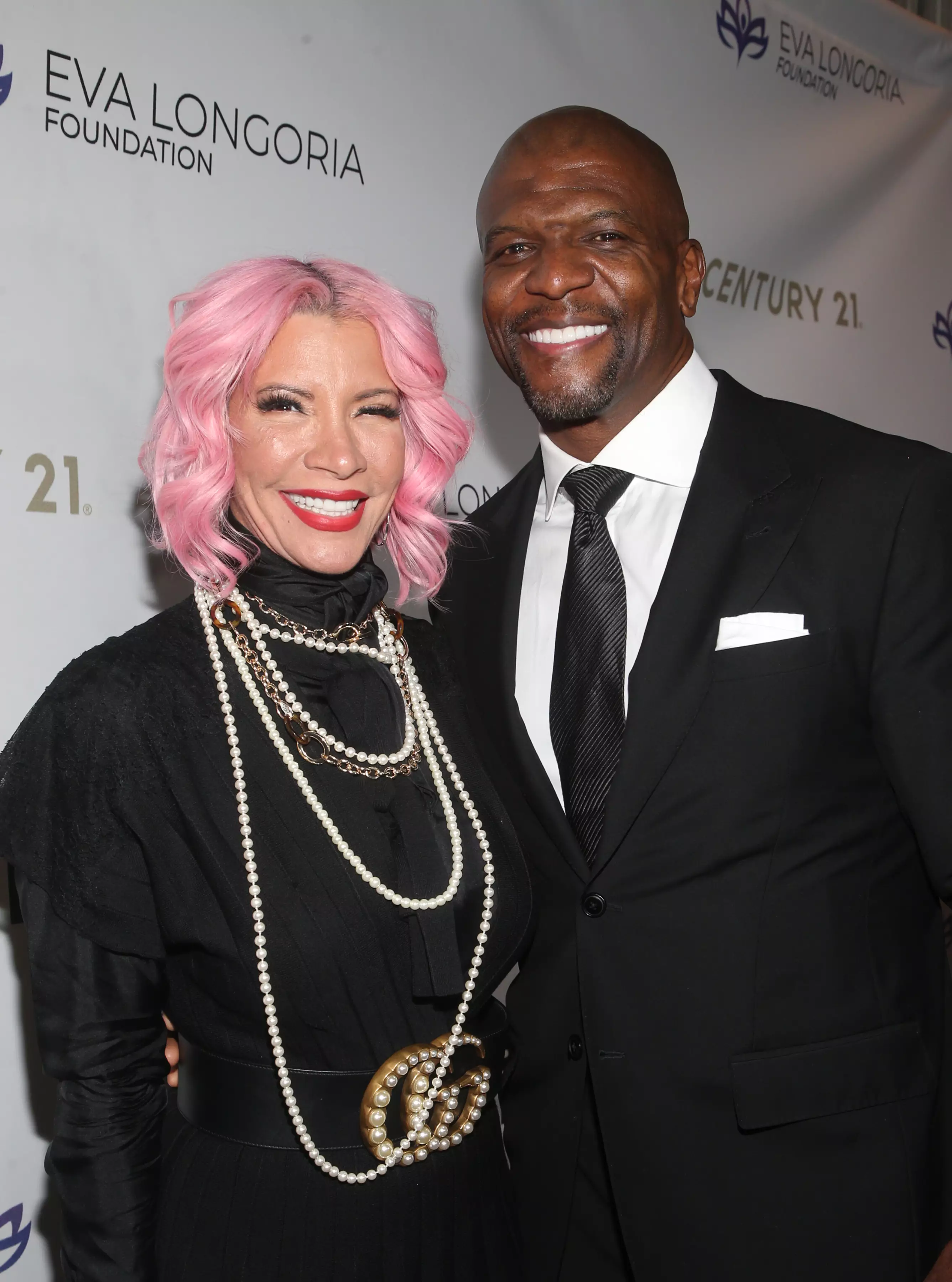 Terry Crews and his wife Rebecca.