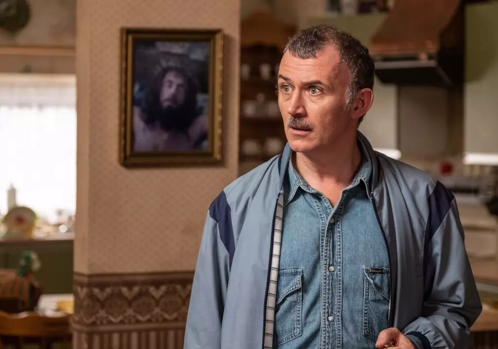 Comedian Tommy Tiernan, who plays Erin's dad Gerry, revealed the major news (
