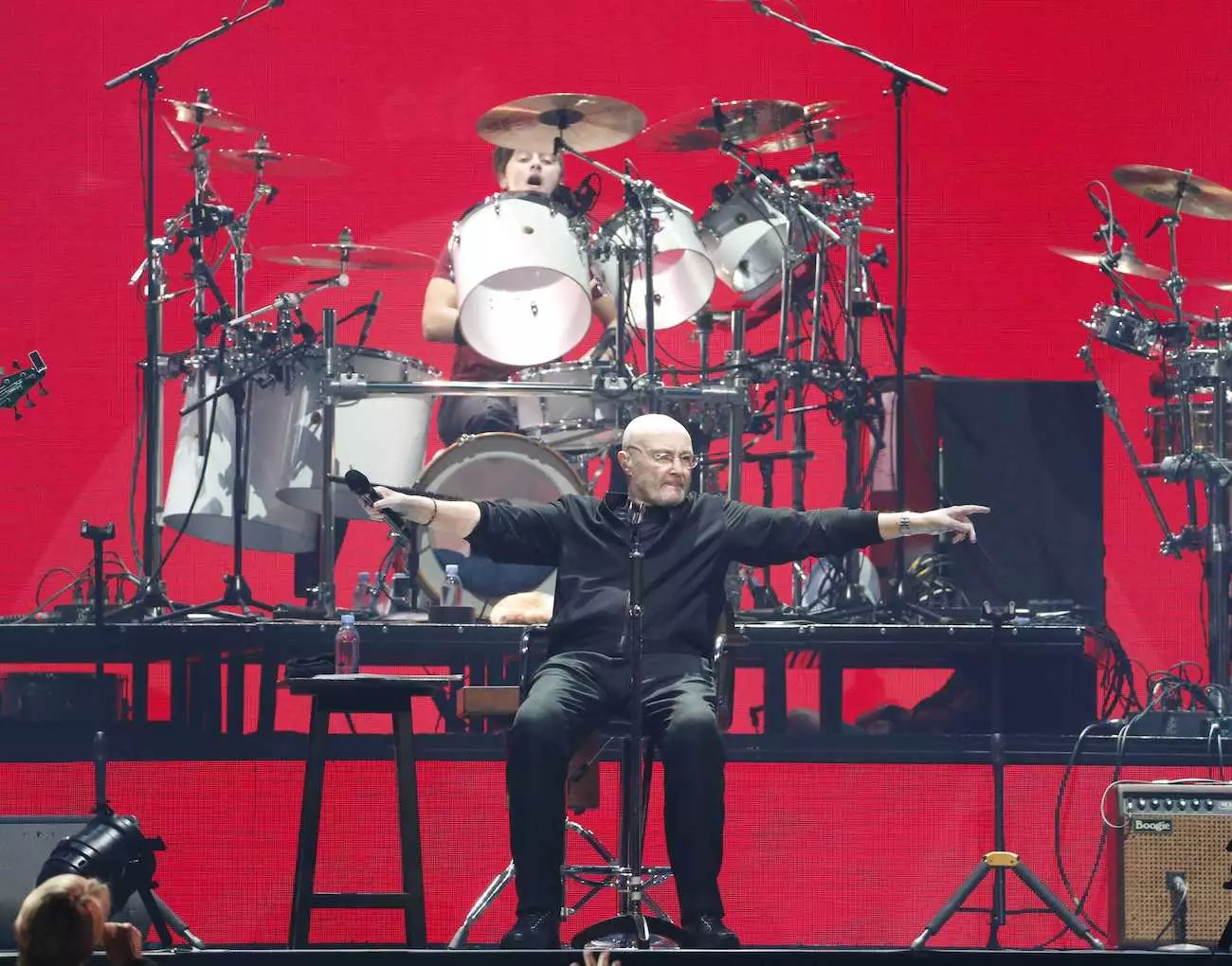 Phil Collins performing in 2019.