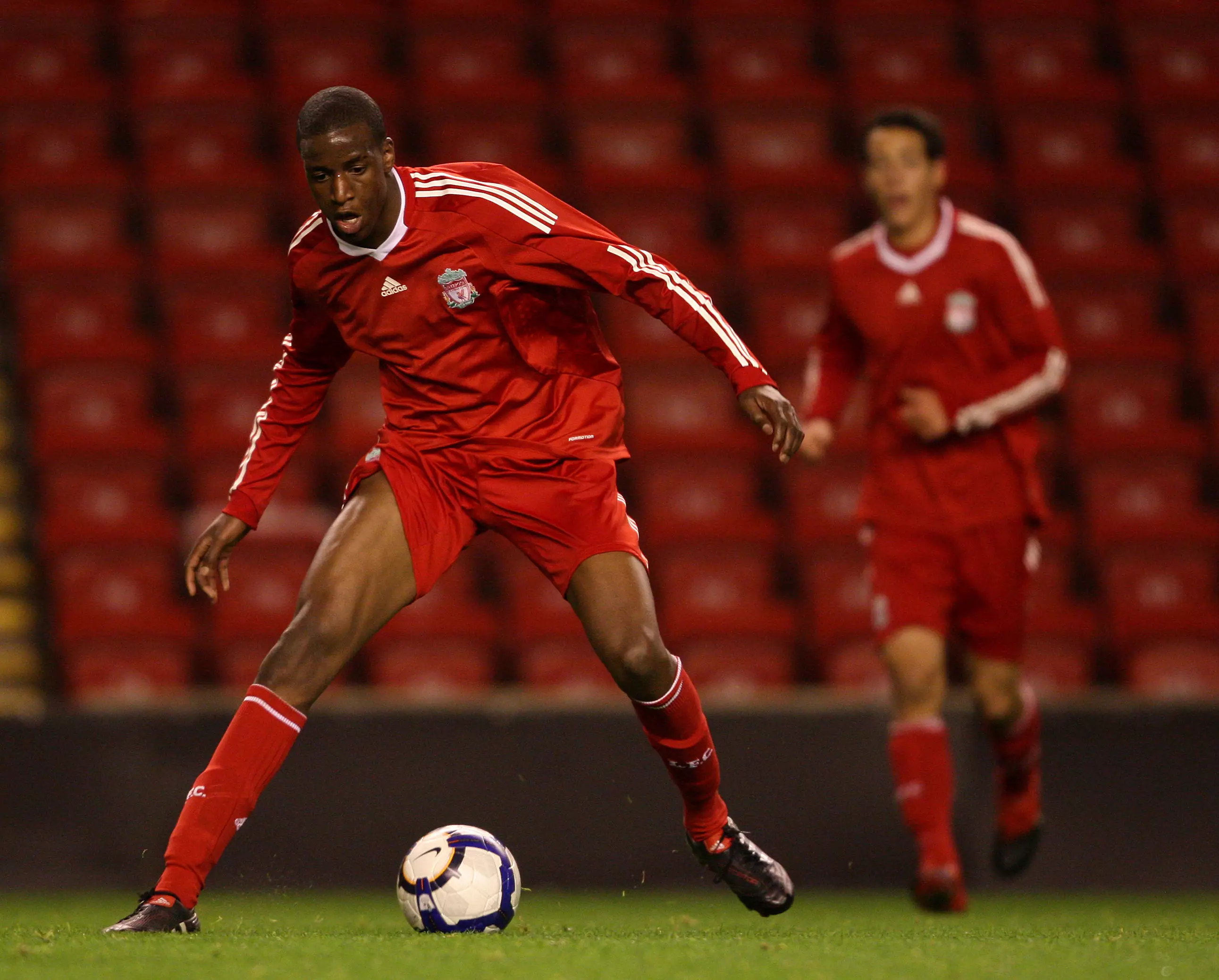 Ngoo during his time with Liverpool. Image: PA Images