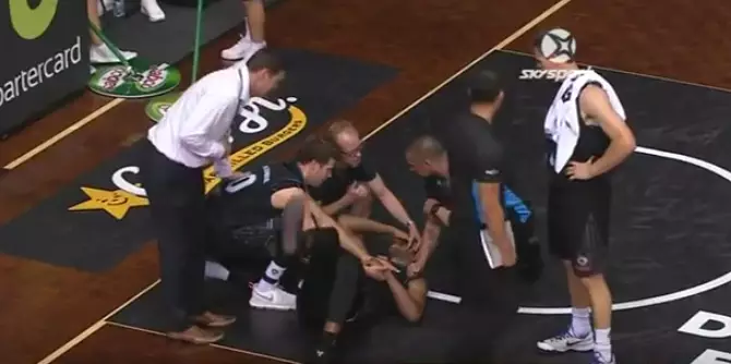 WATCH: Graphic Footage Of A Basketball Player's Eye Popping Out Of Socket