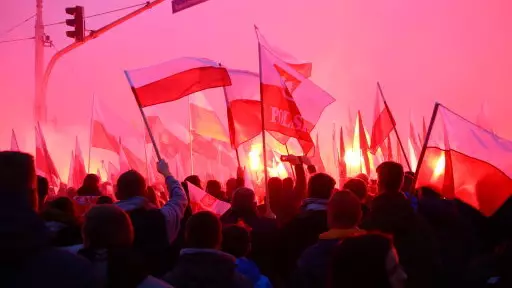 60,000 Nationalists March On Poland's Independence Day