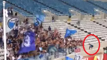 FC Zurich Player Celebrates Winner By Jumping Over Wall, It Doesn't End Well