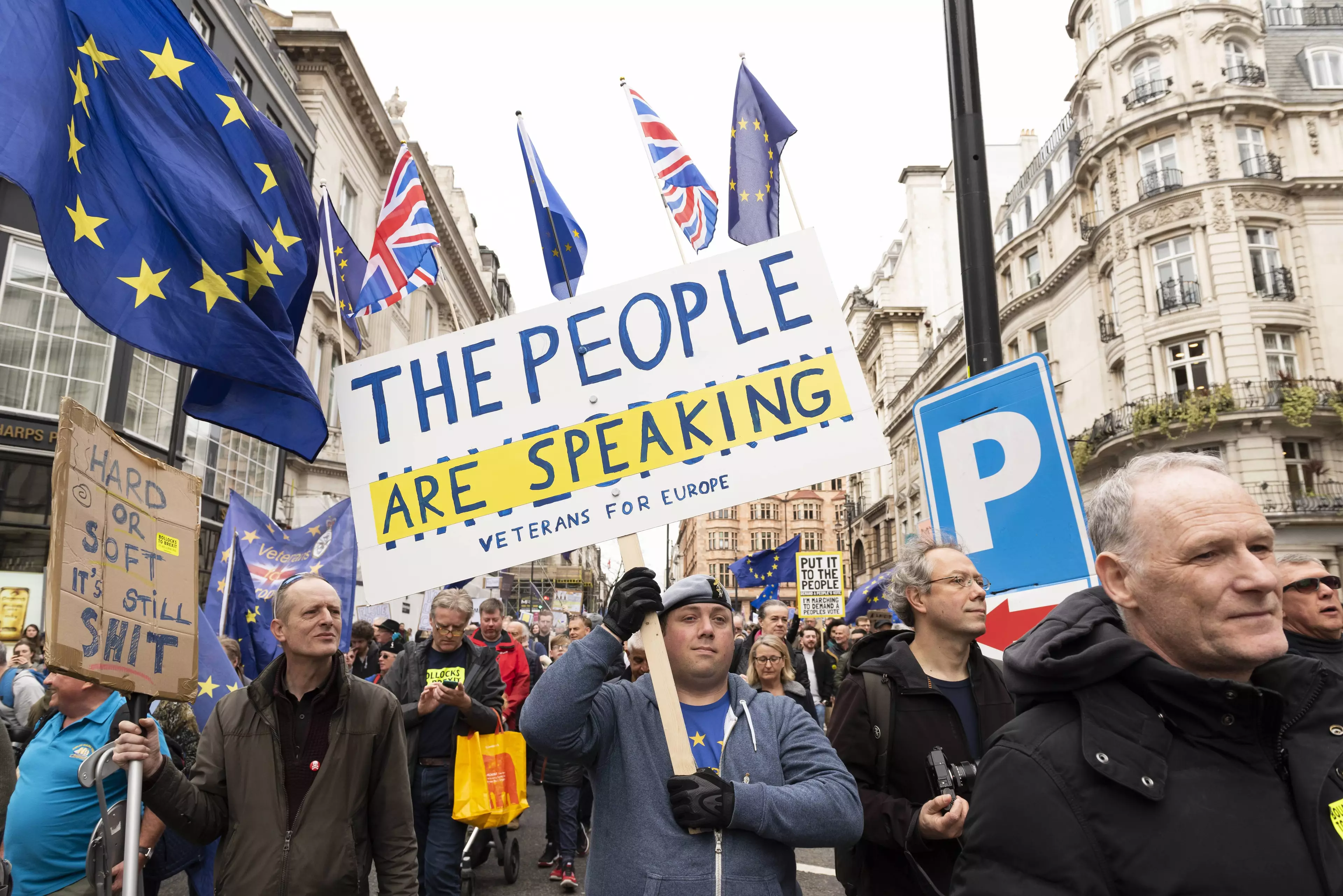 Around one million people marched on London over the weekend to demand a people's vote on Brexit.